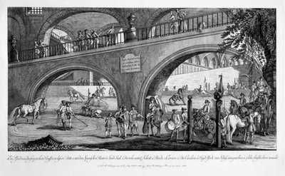 رسم توضيحي من "Le Nouveau Manege" ، 1776 بواسطة يوهان إلياس ريسينجر أو ريدينغر